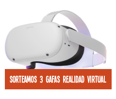 Sorteo de 3 Gafas de realidad virtual OCULUS QUEST 2
