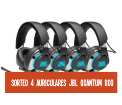 Sorteo 4 auriculares JBL Quantum 800