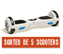 Sorteo de 5 Scooters