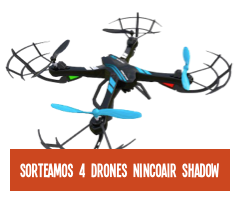 Sorteamos 4 drones Nincoair Quadrone Shadow FPV