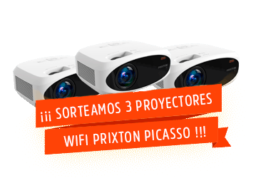 ¡¡¡Sorteamos 3 proyectores wifi Prixton Picasso!!!