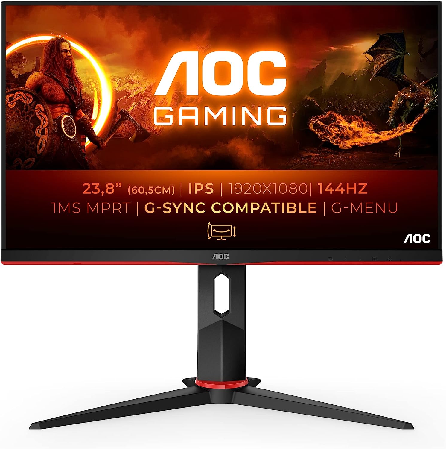 4 Monitores LED Gaming AOC 24’’